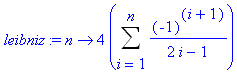 Formel von Leibniz