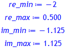 re_min, re_max, im_min, im_max