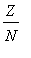 Z/N