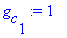g[c][1] := 1