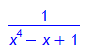 1/(1-x+x^4)