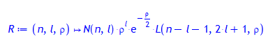 R(n,l,rho)